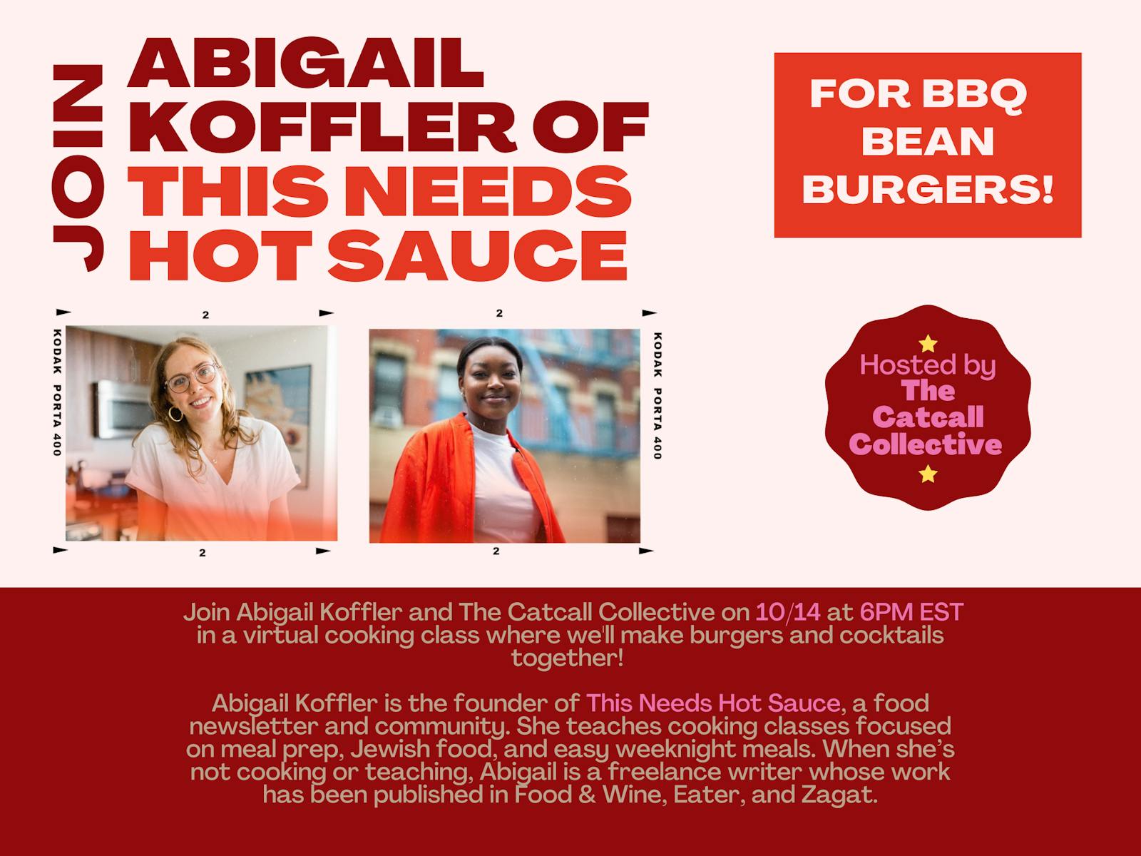 BBQ Bean Burgers with Abigail! 