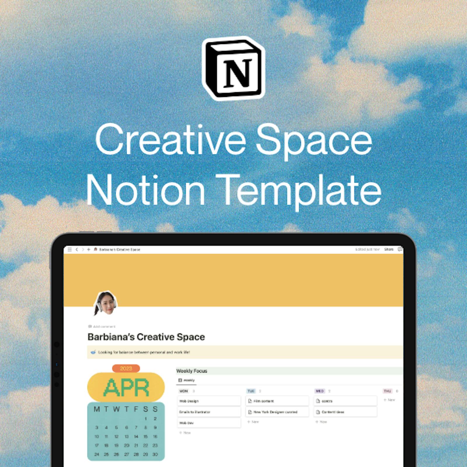 Creative Space Notion Template