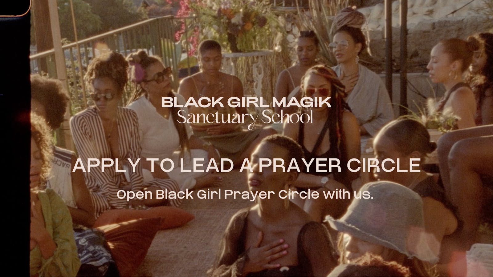 Apply to lead a Prayer Circle