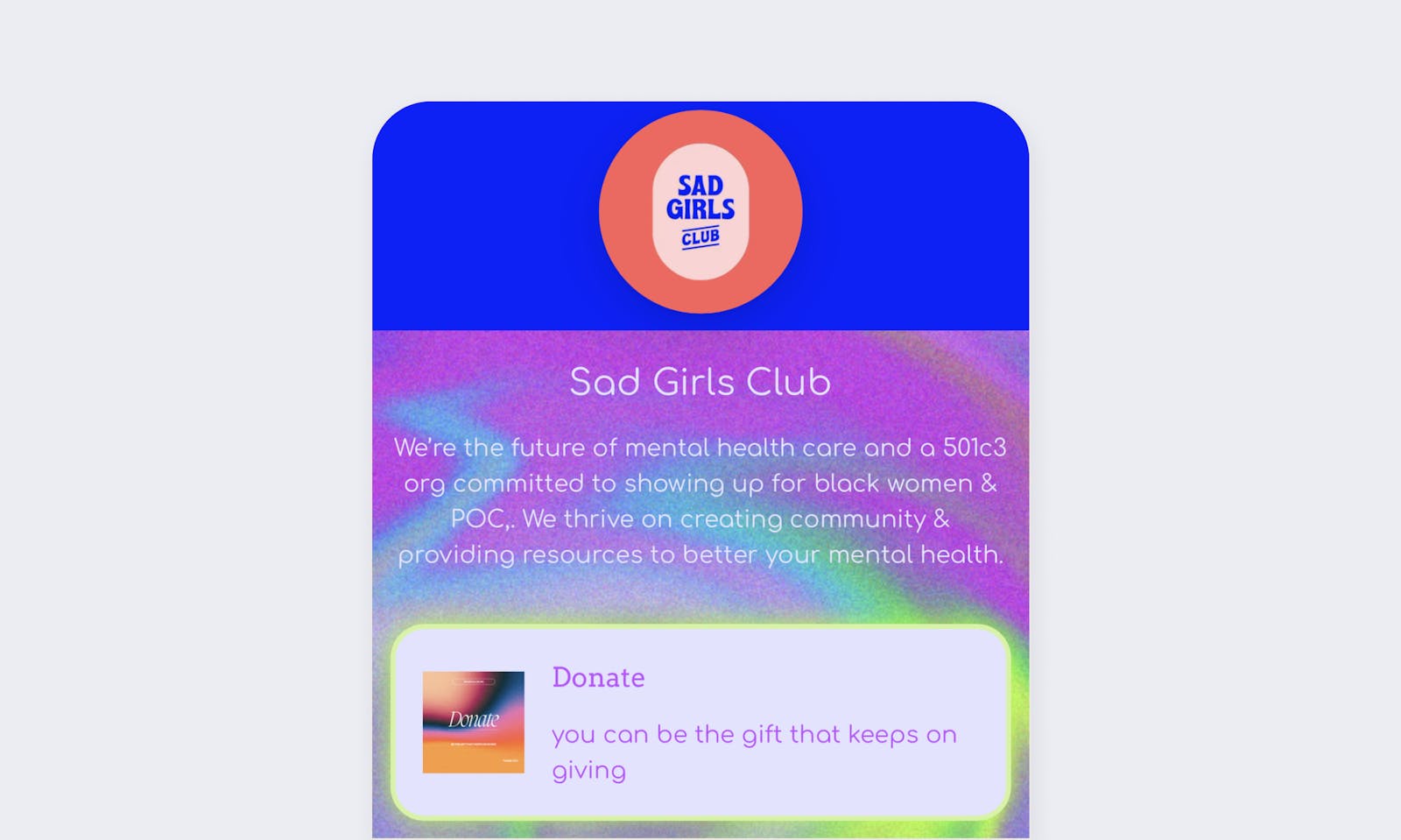 Sad Girls Club 