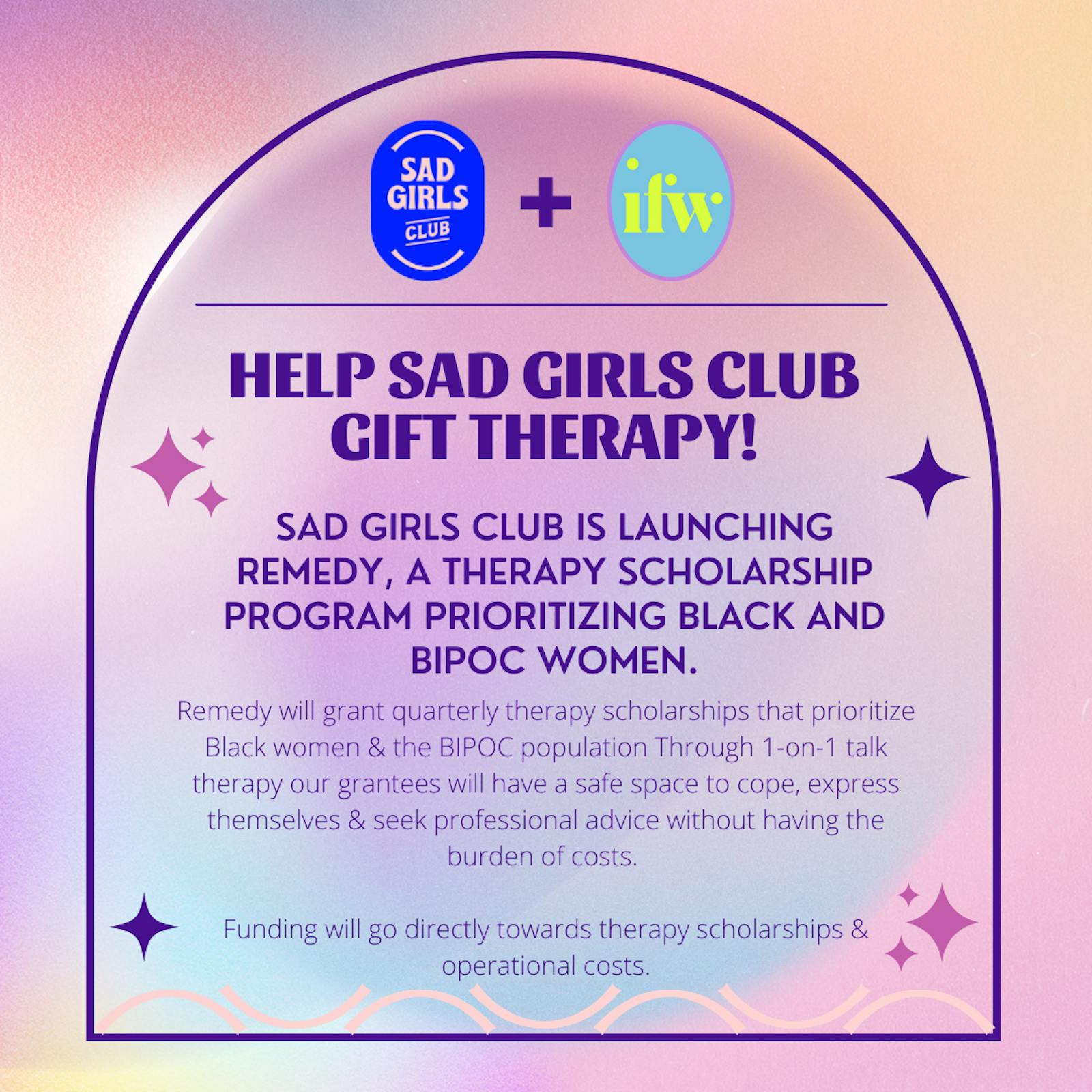 Help Sad Girls Club Gift Therapy!