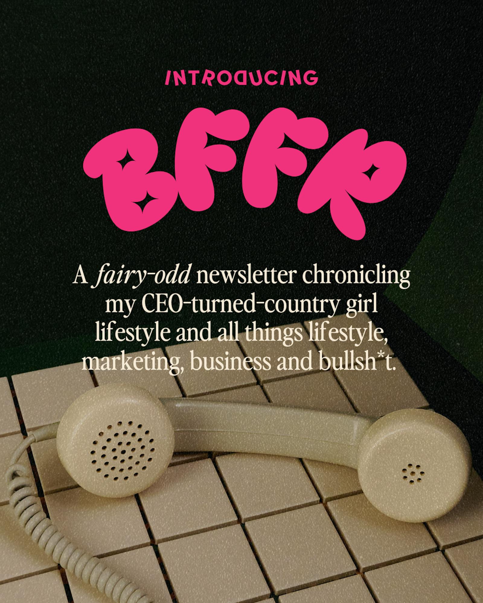 BFFR: A Fairy-Odd Newsletter