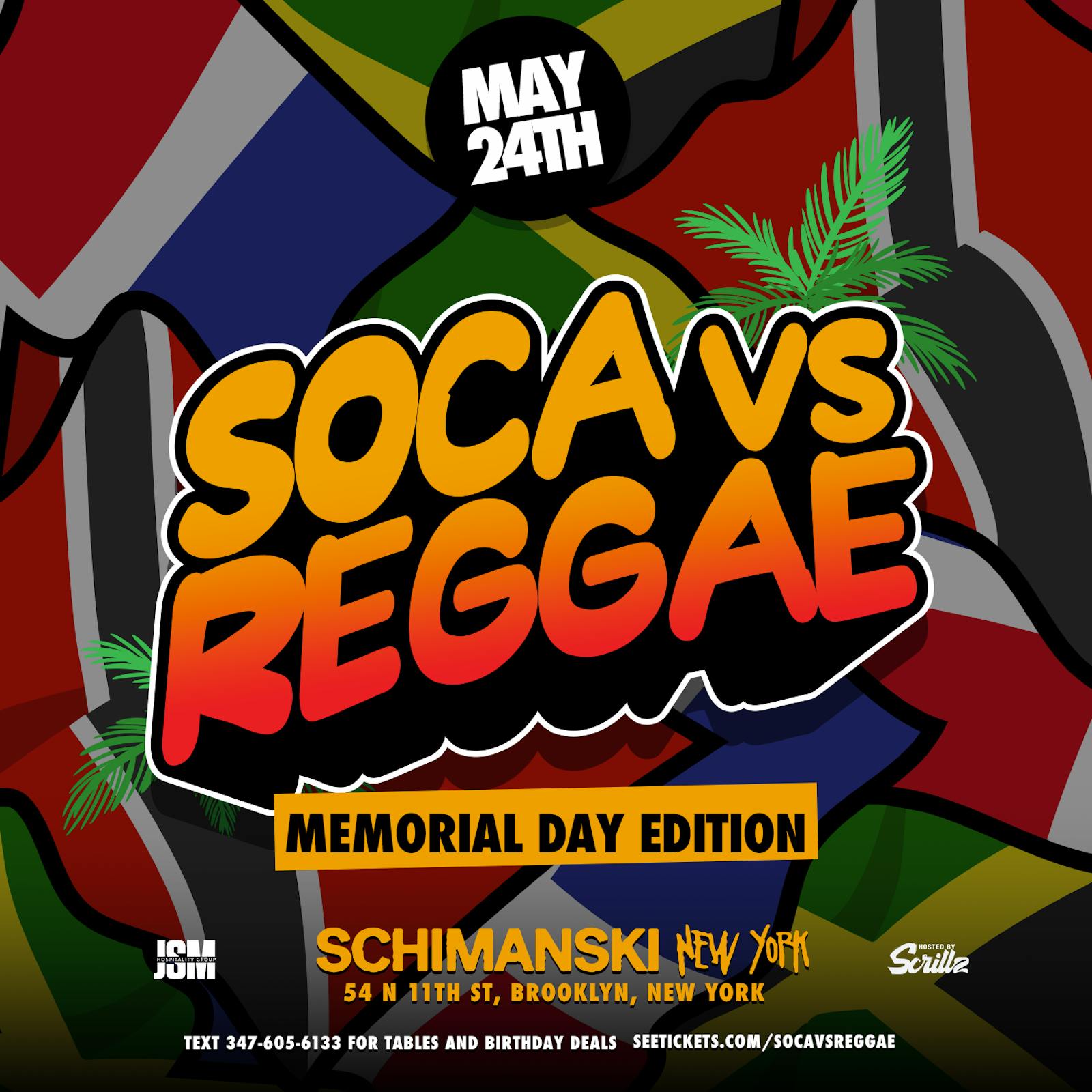 Soca Vs Reggae: Memorial Day Edition 