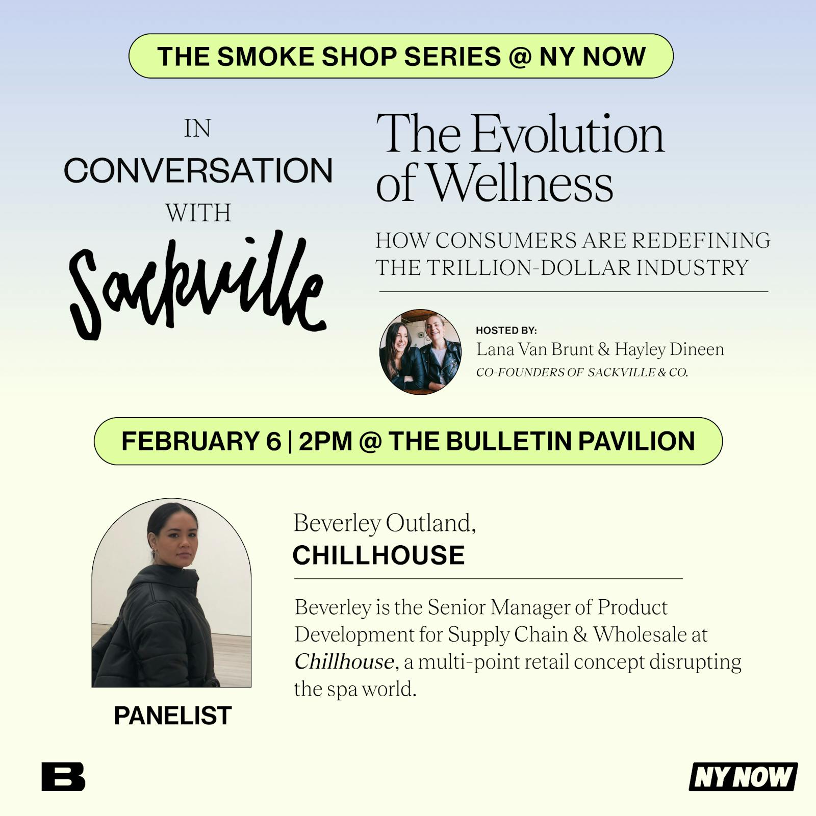 "The Evolution of Wellness" with Beverley Outland – The Smoke Shop Series @ NY NOW