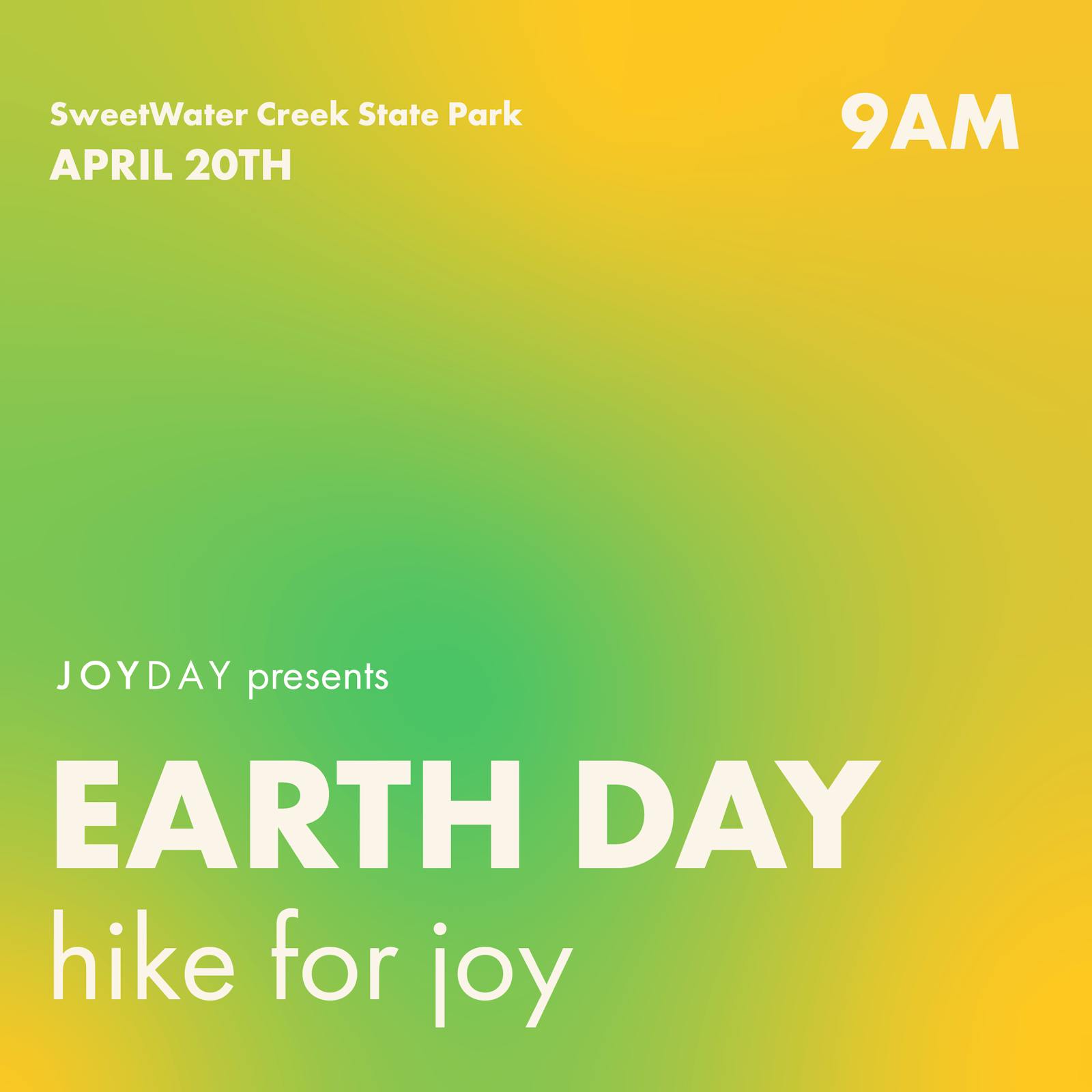 Earth Day: Hike for Joy