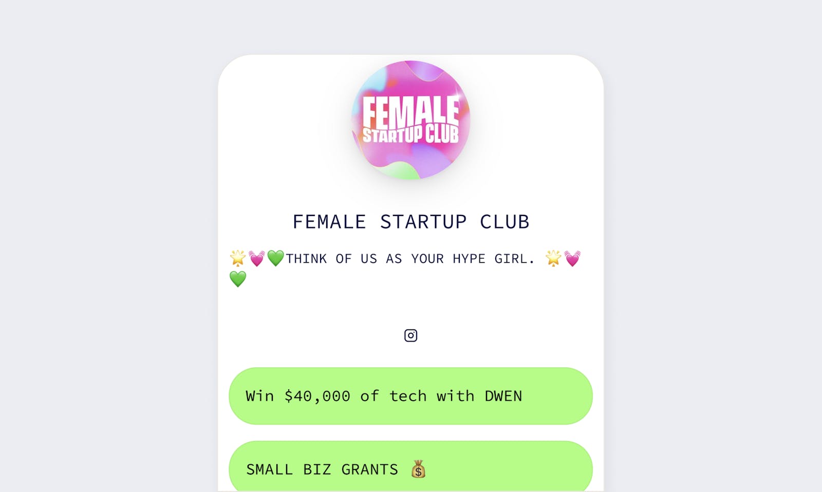 Female Start Up Club