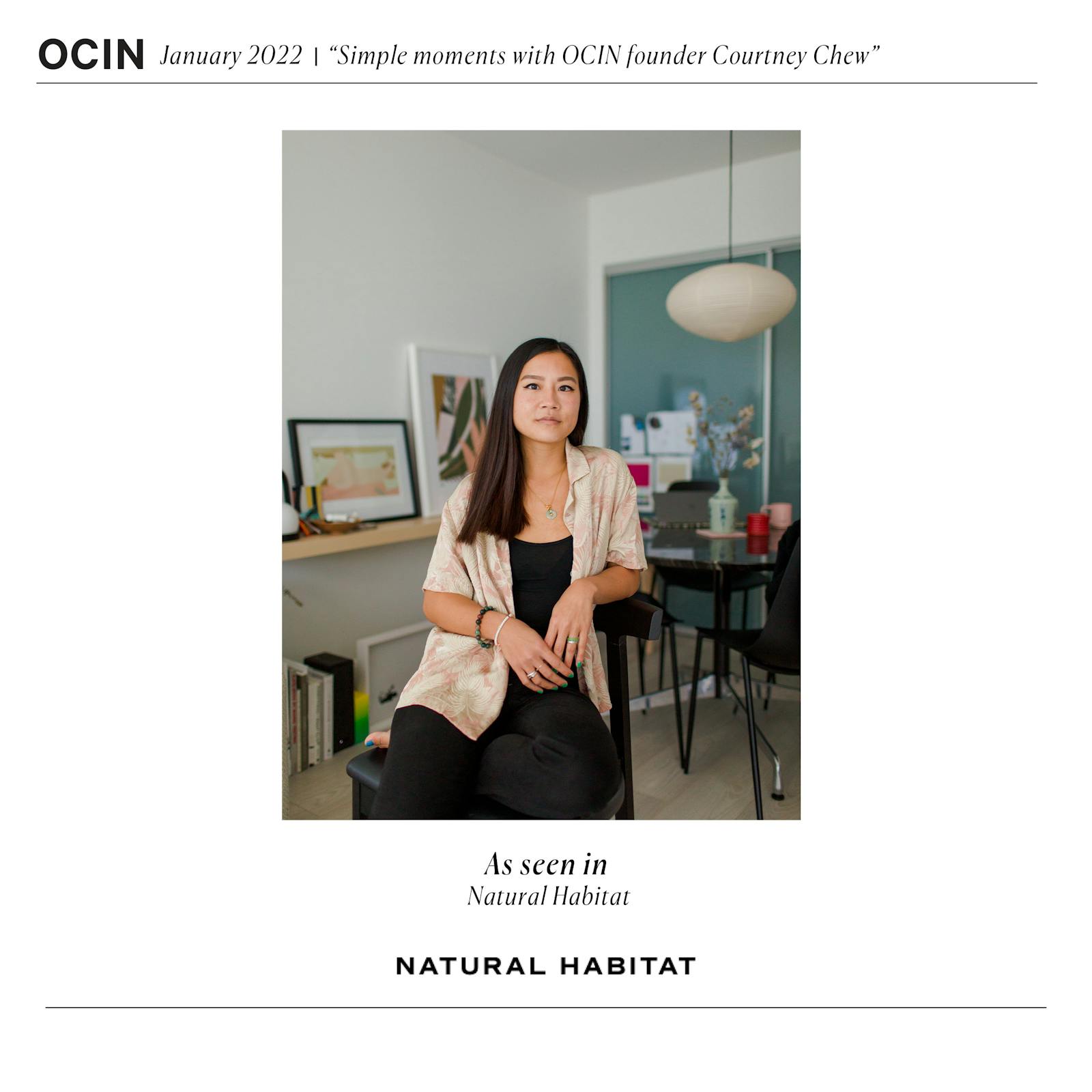 Simple Moments with OCIN Founder Courtney Chew