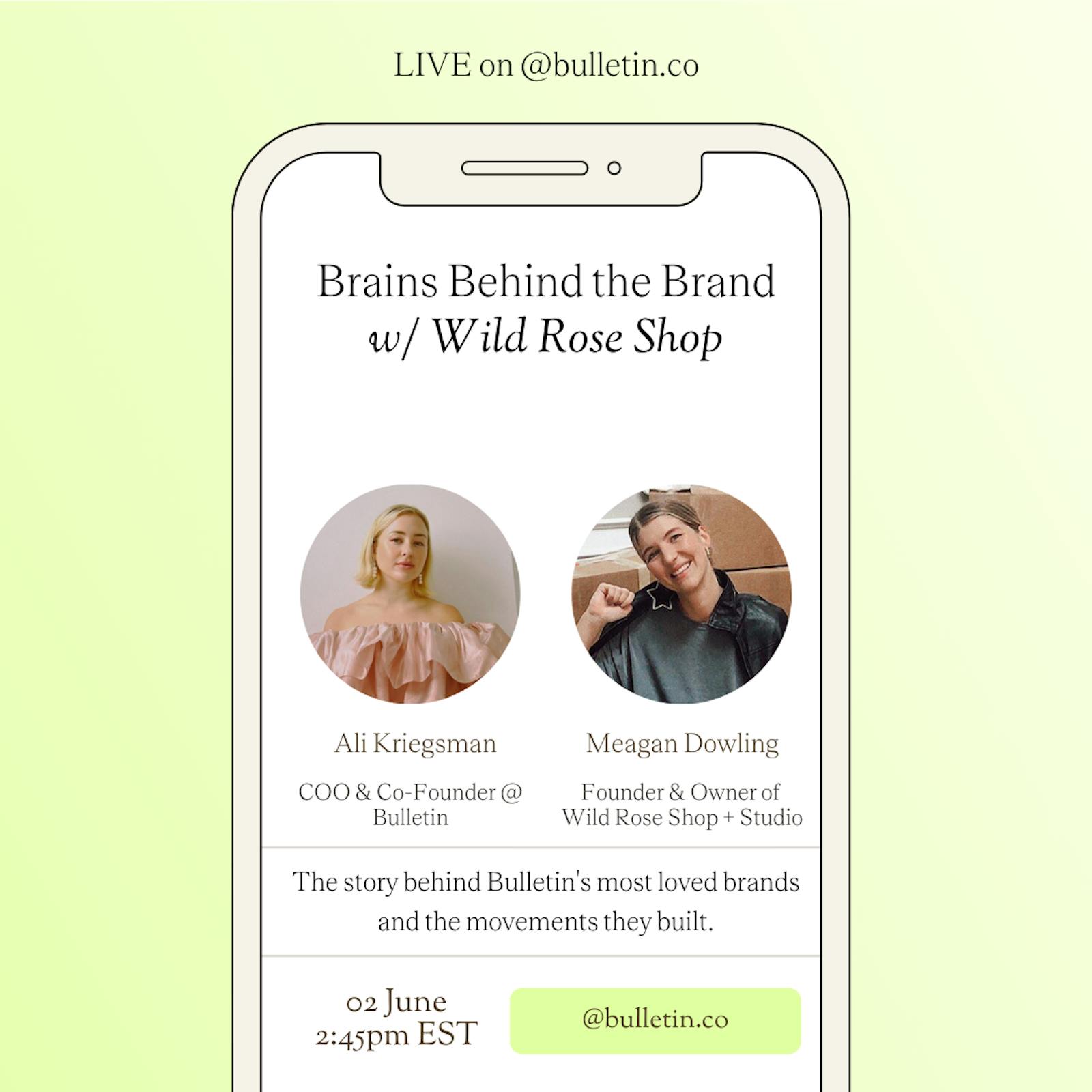 Brains Behind the Brand with @wildrose_shop