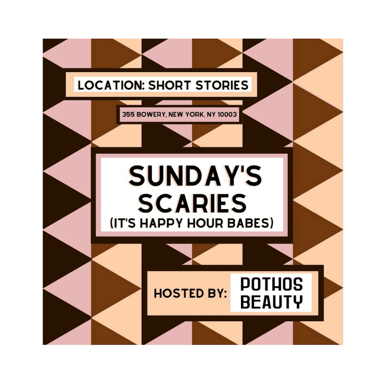 Pothos Beauty Sunday's Scaries Meetup at Short Stories