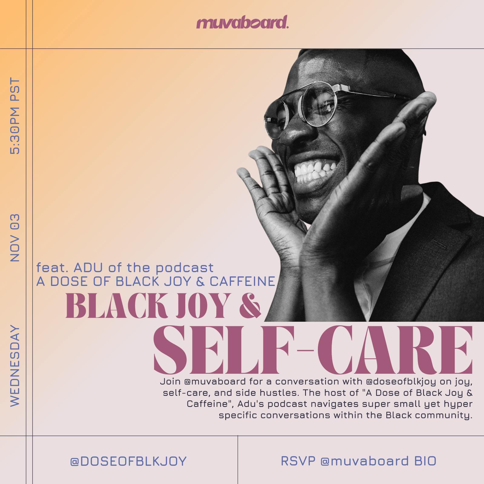 Black Joy & Self-Care with Adu of “A Does of Black Joy & Caffeine” Podcast